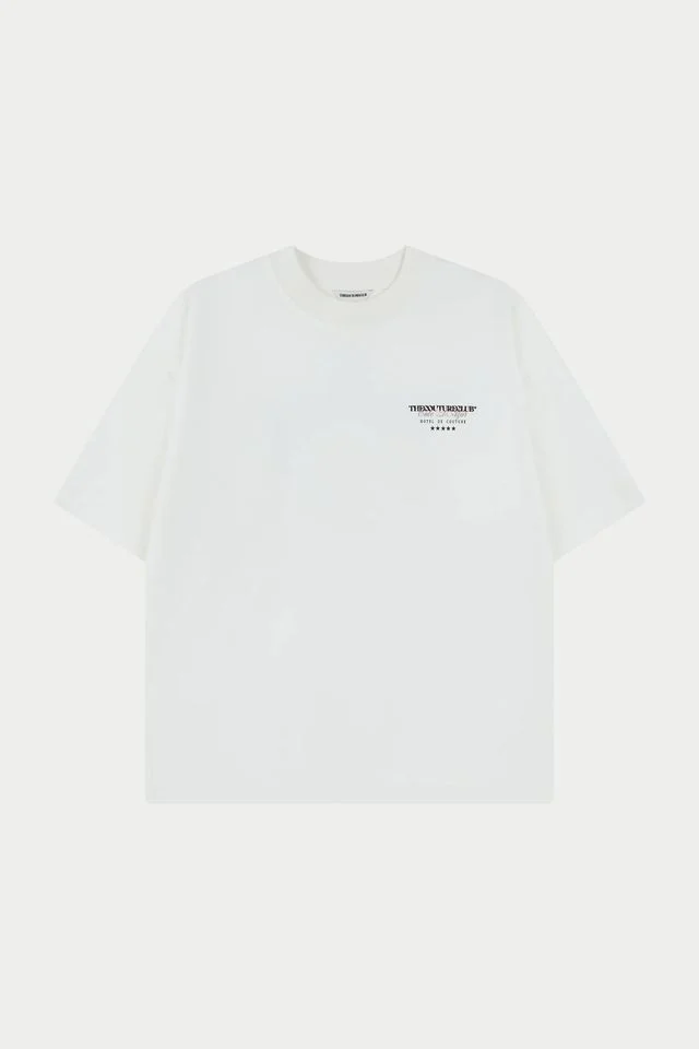 THE COUTURE CLUB T-SHIRT HOTEL DE COUTURE T-SHIRT OFF WHITE