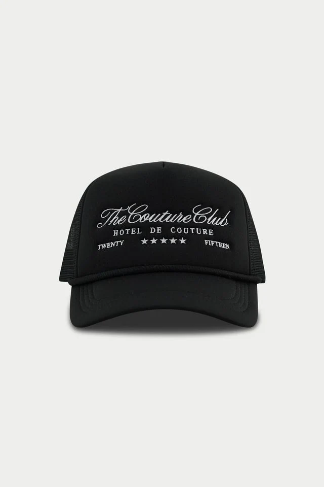 THE COUTURE CLUB CAP HOTEL DE COUTURE CAP ZWART