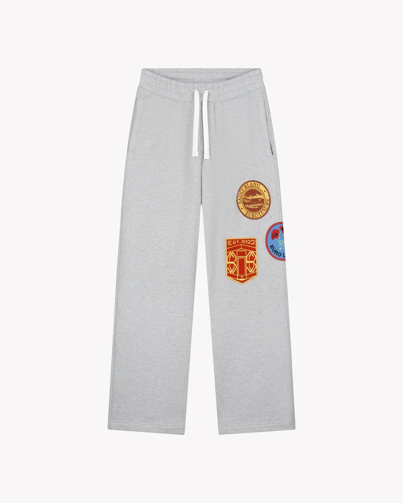 Saint Blanc JOGGING BROEK Applique loose jogger GRIJS