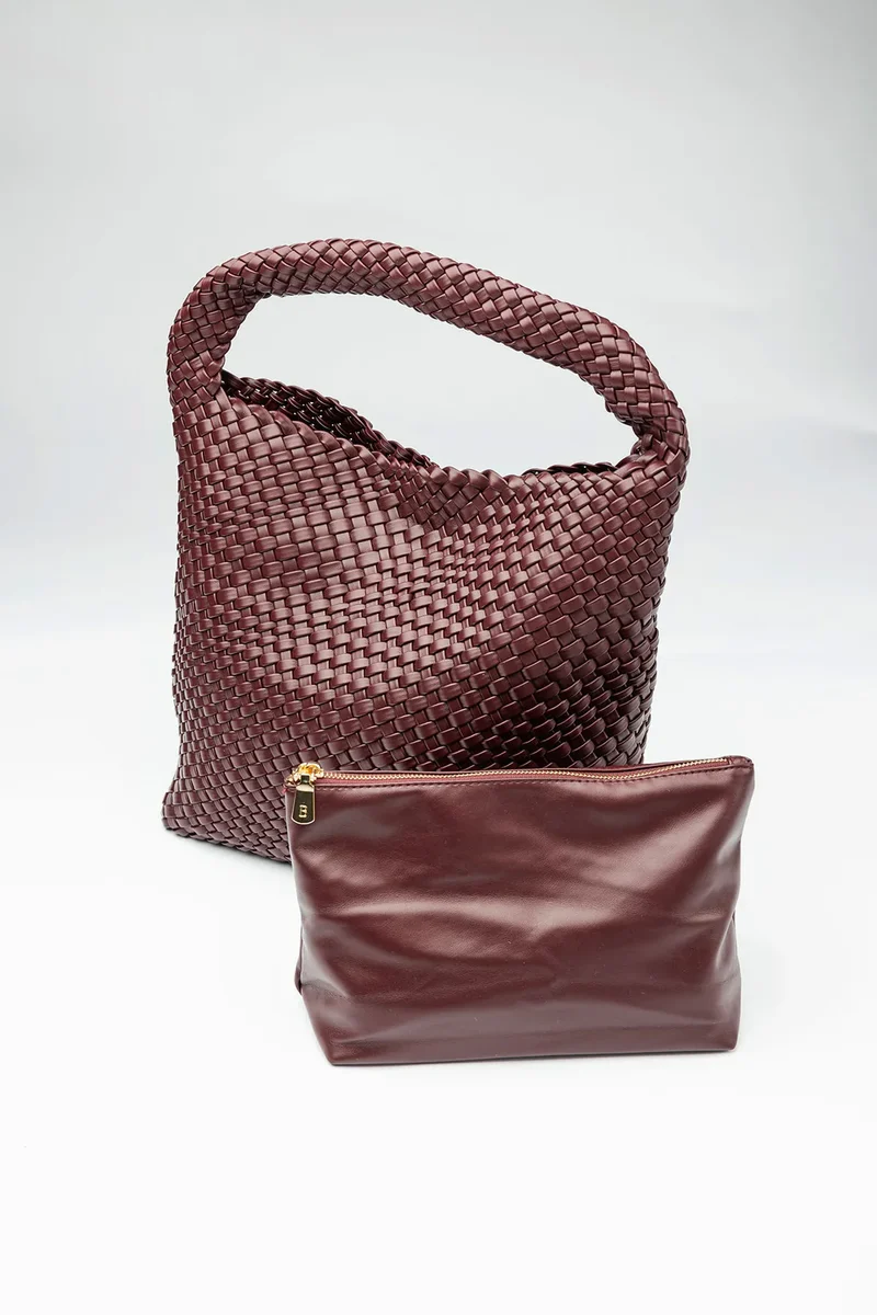 BOW19 tas Mia Large Burgundy
