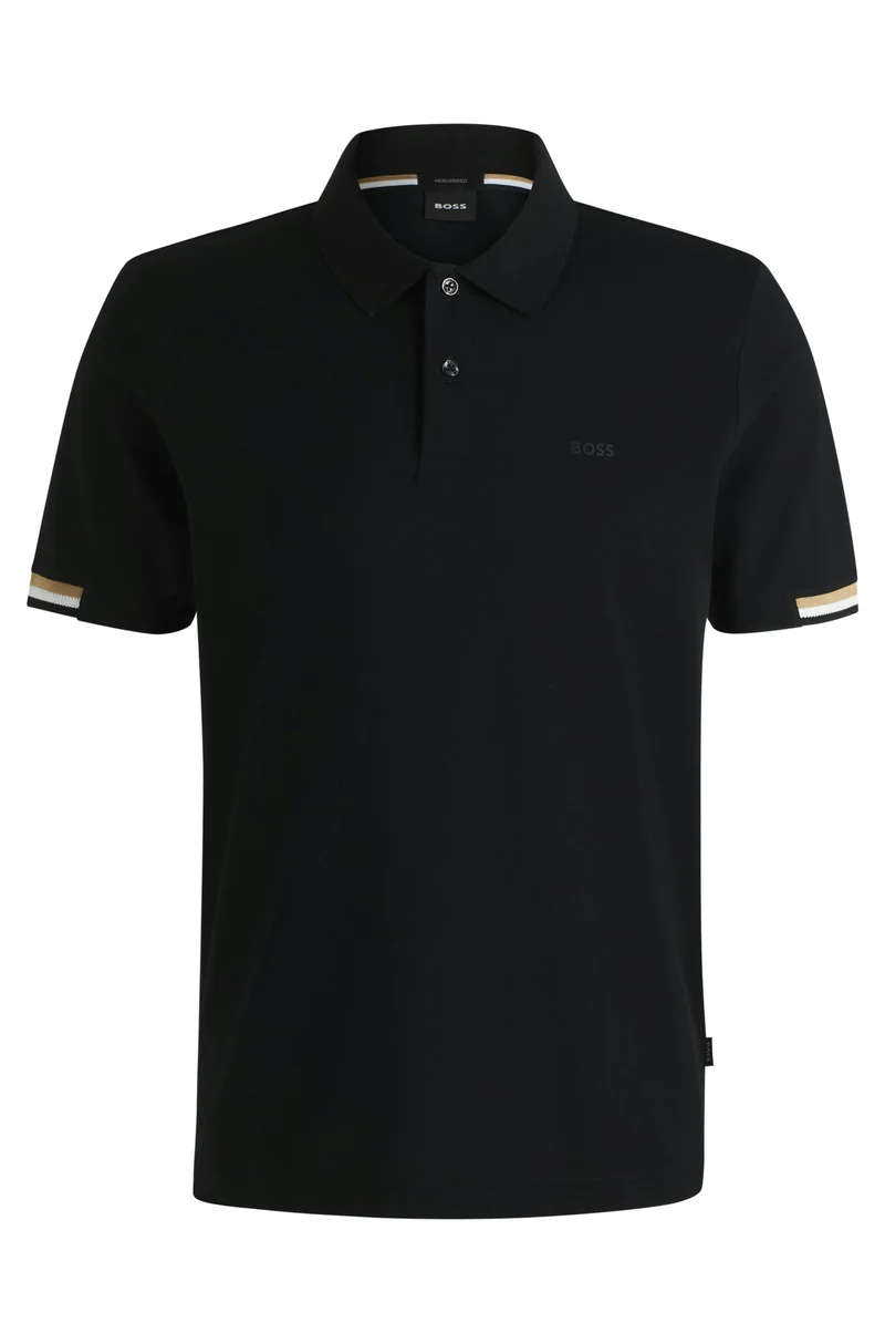 HUGO BOSS POLO PARLAY-147 NOOS ZWART