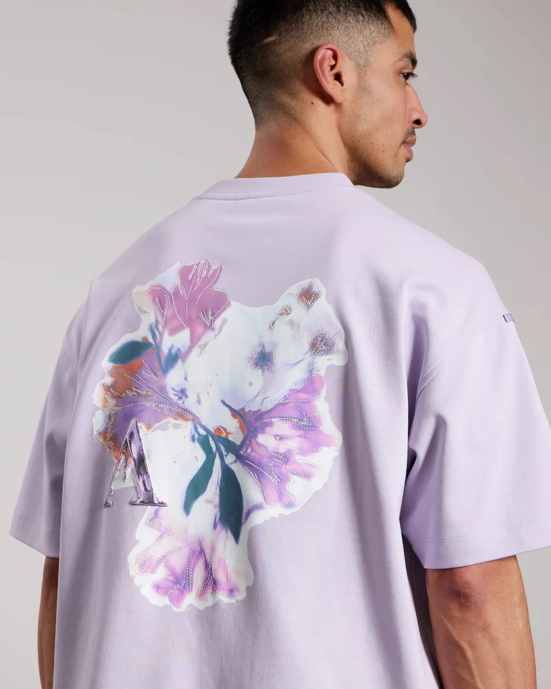 AEDEN T-SHIRT TAURIEL TEE Lila