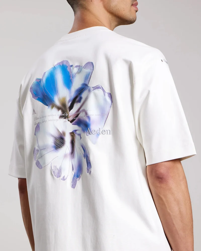 AEDEN T-SHIRT FAME TEE ZWART