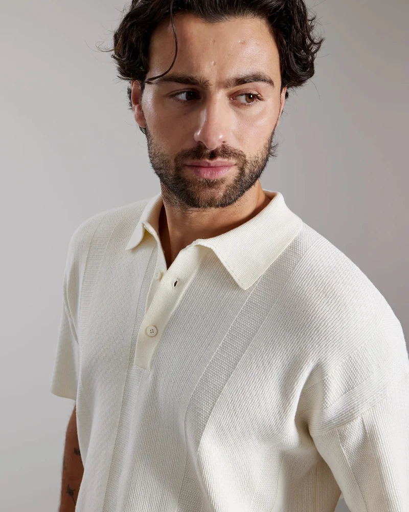 AEDEN POLO RICO POLO OFF WHITE
