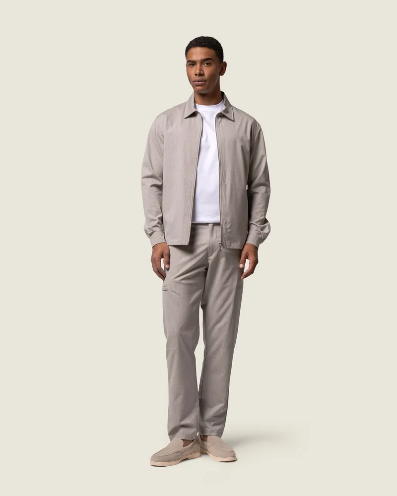 DUQUEZZI PANTALON WOOLSTRETCH TROUSERS BEIGE
