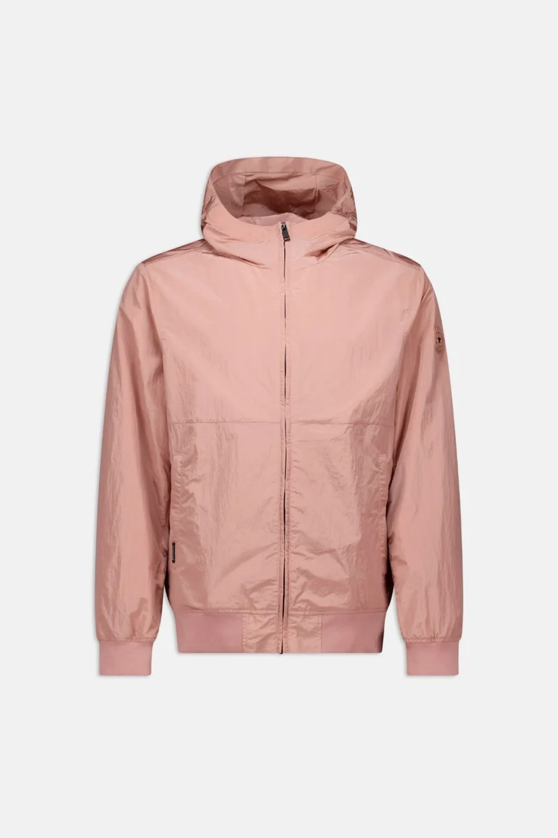 AIRFORCE JAS WAXED CRINCLE JACKET ROZE