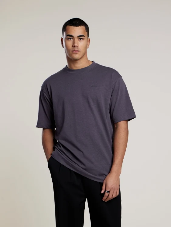 AEDEN T-SHIRT EZION TEE D-GRIJS