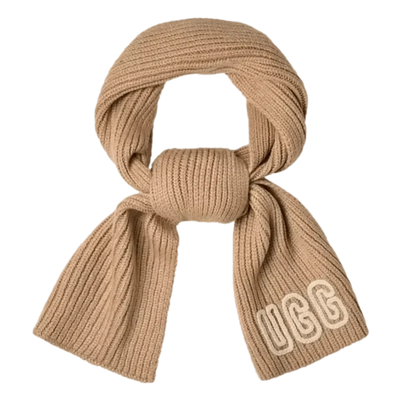 UGG Sjaal Chunky Crafted Rib White Pepper - Match Laren