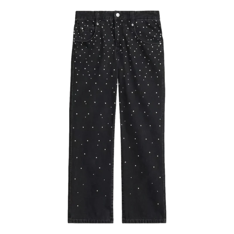 Isabel Marant Brinsa Jeans Met Studs Zwart - Sisera Laren