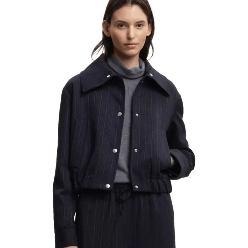 Margaux Lonnberg Anja Jas Donkerblauw Met Strepen - Sisera Laren