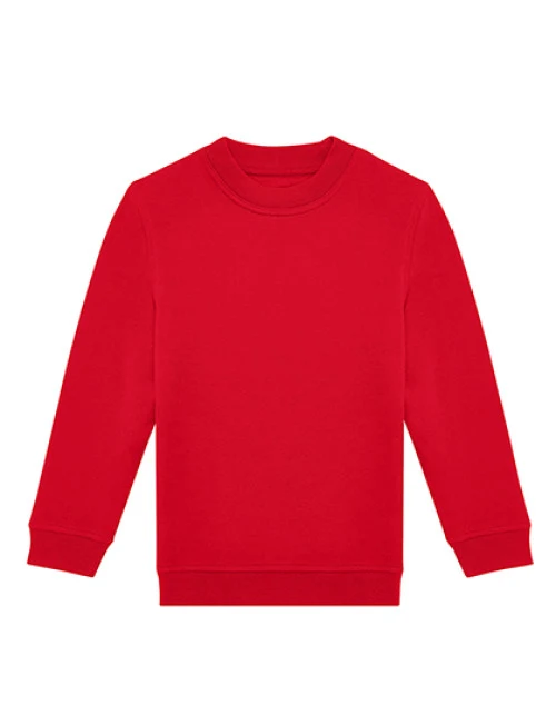 B&C BE INSPIRED - Kids ID.332 Crew Sweatshirt - Red