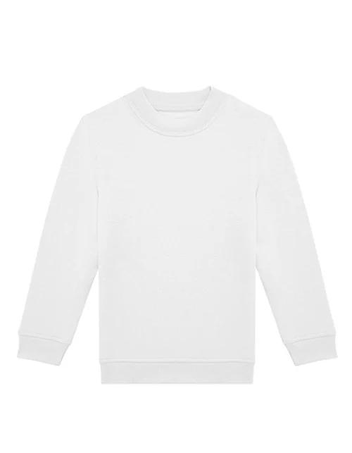 B&C BE INSPIRED - Kids ID.332 Crew Sweatshirt - White