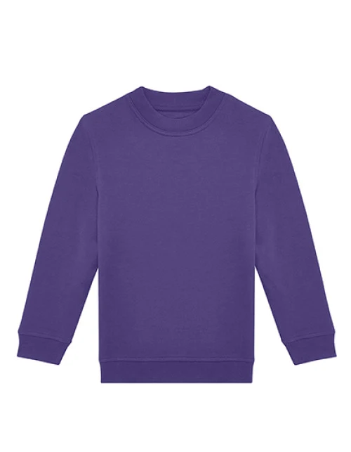 B&C BE INSPIRED - Kids ID.332 Crew Sweatshirt - Radiant Purple
