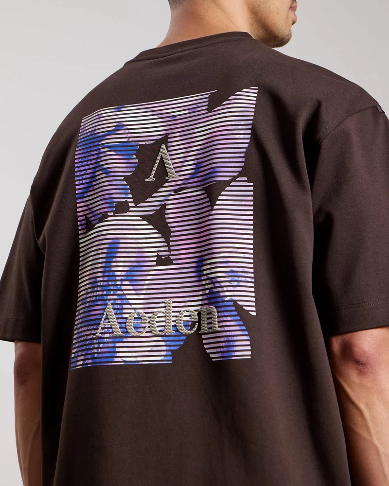AEDEN T-SHIRT GABBS TEE BRUIN
