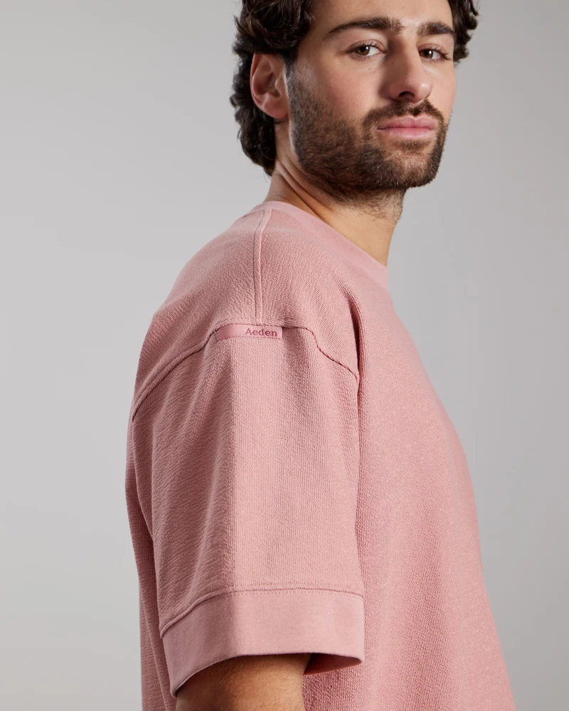 AEDEN T-SHIRT JORDAN OUD-ROZE