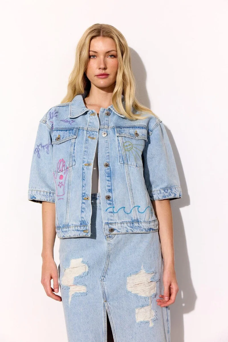 Hunkøn - Kenna Denim Jacket 26020 - Light Denim