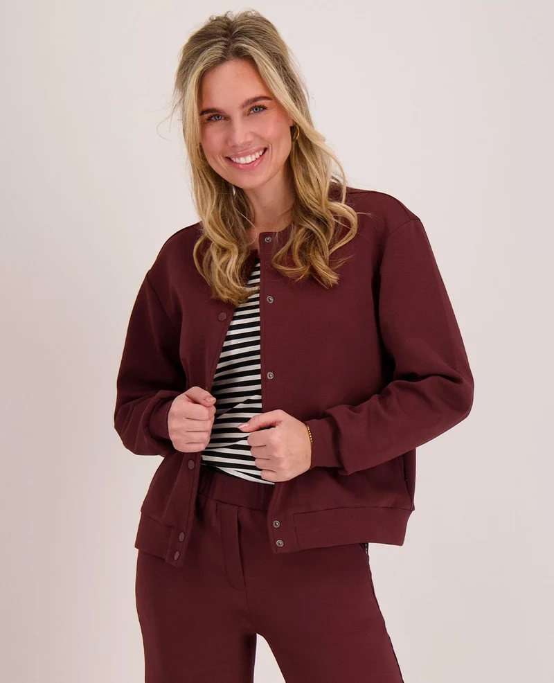 Bomber Veste | Dark Burgundy