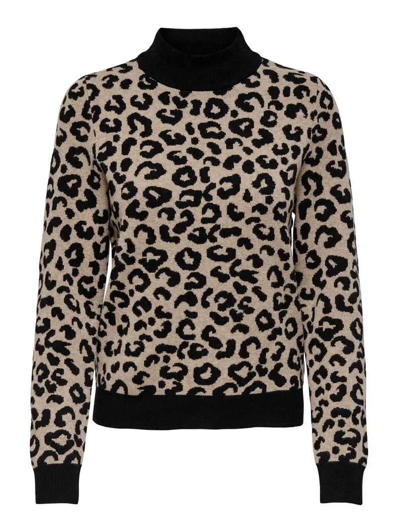 Only Dames Sweater, IBI, High Neck, Black