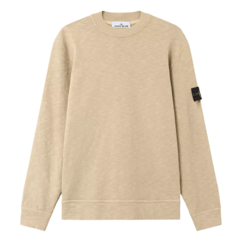 Stone Island Sweater Crewneck Camel - Match Laren
