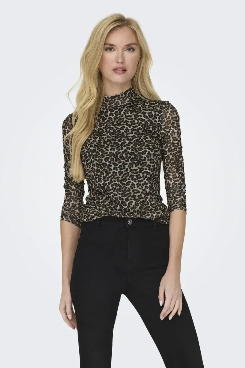 Only Dames Top ERICA, Pumice Stone Everyday leo