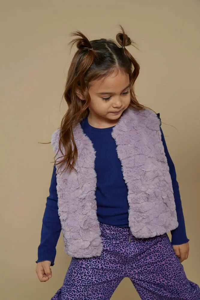 Jubel Omkeerbaar Teddy Gilet, WILD SOUL, Lila