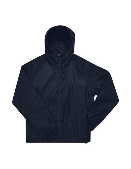 B&C BE INSPIRED - #Reset Windbreaker - Navy