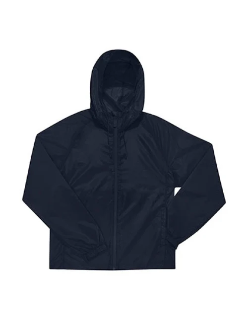 B&C BE INSPIRED - #Reset Lined Windbreaker - Navy