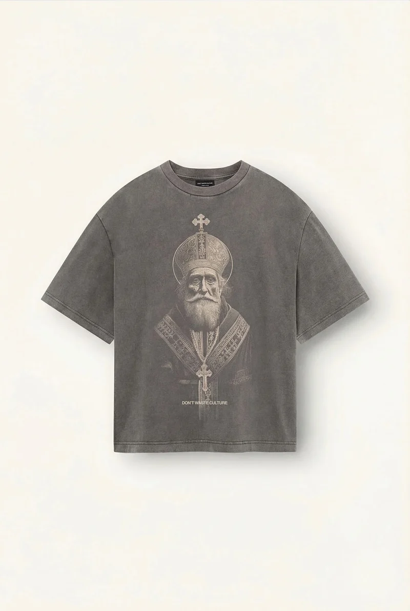 DONT WASTE CULTURE T-SHIRT TENRIKO T-SHIRT ZWART