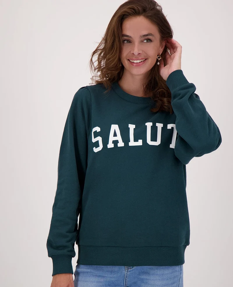 Sweater Salut | Peacock Green