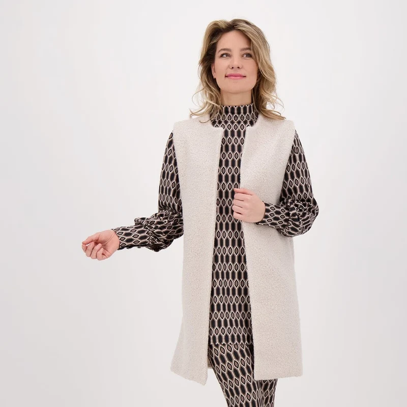 Vest Teddy Bouclé | Ecru