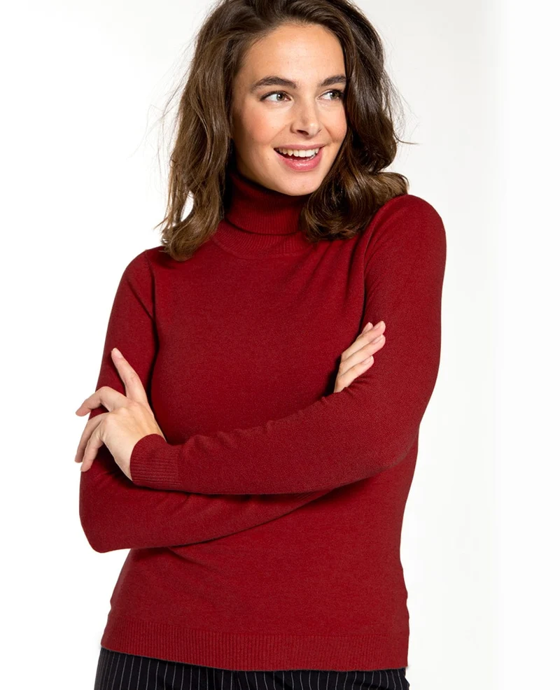 Pull ColTango Rouge | Rouge