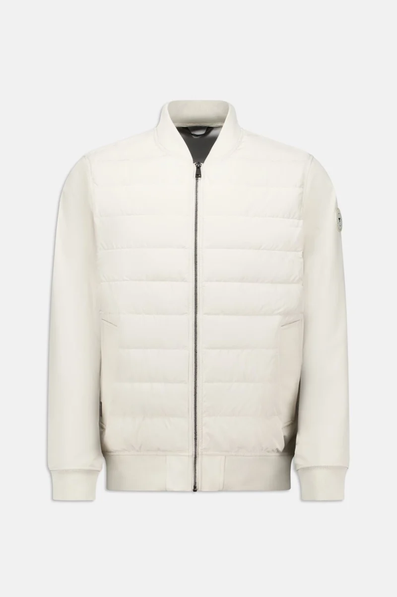 AIRFORCE JAS PIKE PADDED BOMBER JACKET BEIGE