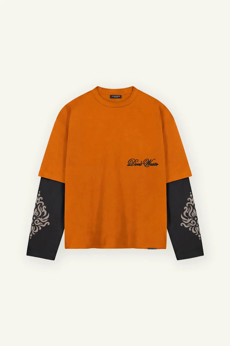 DONT WASTE CULTURE T-SHIRT ALARE ORANJE