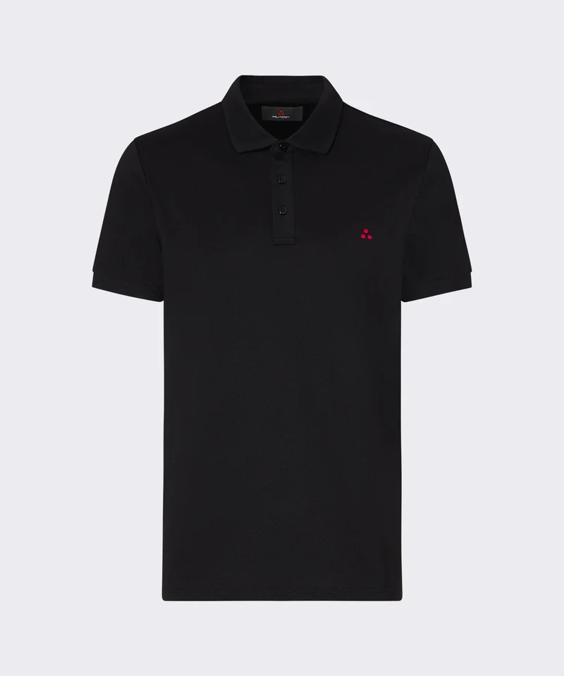 PEUTEREY POLO MEZZOLA ZWART
