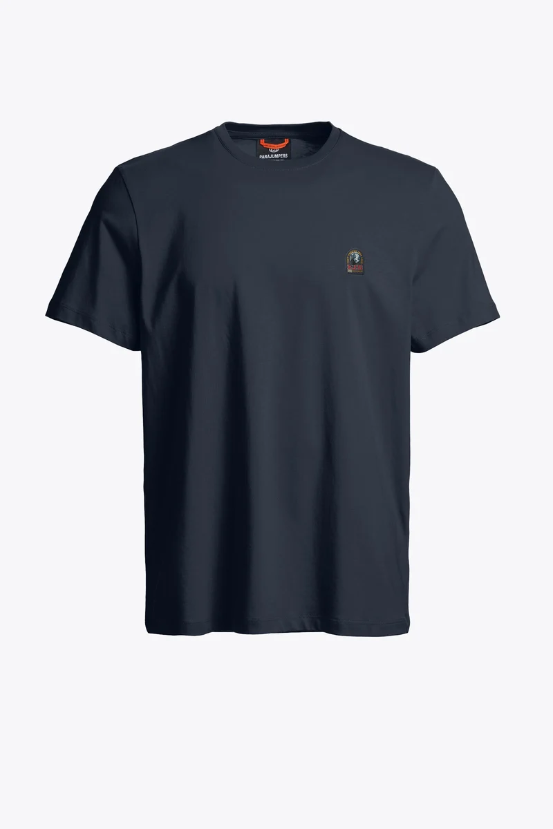 PARAJUMPERS T-SHIRT PATCH TEE-M D-BLAUW