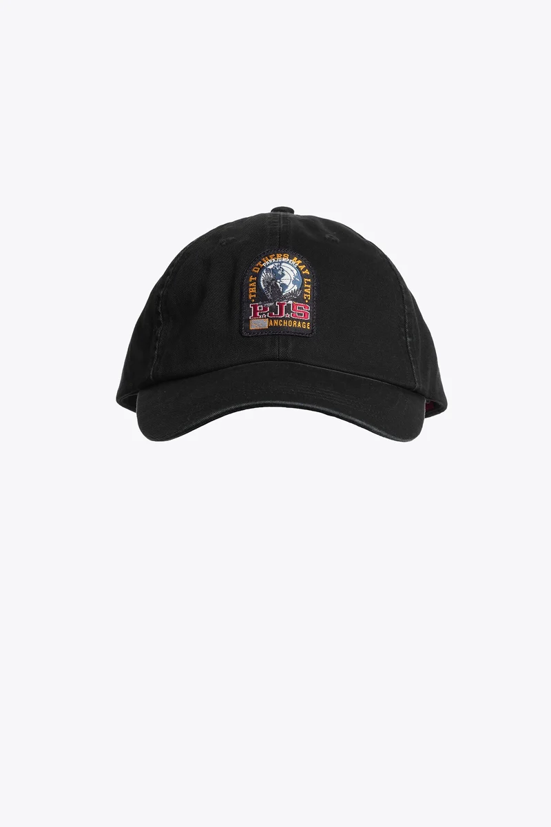 PARAJUMPERS CAP PATCH CAP ZWART