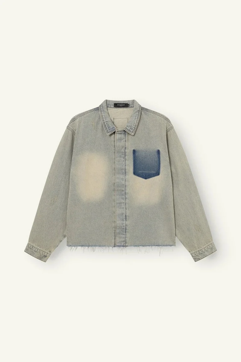 DONT WASTE CULTURE SHIRT TRENWYN OVERSHIRT BEIGE