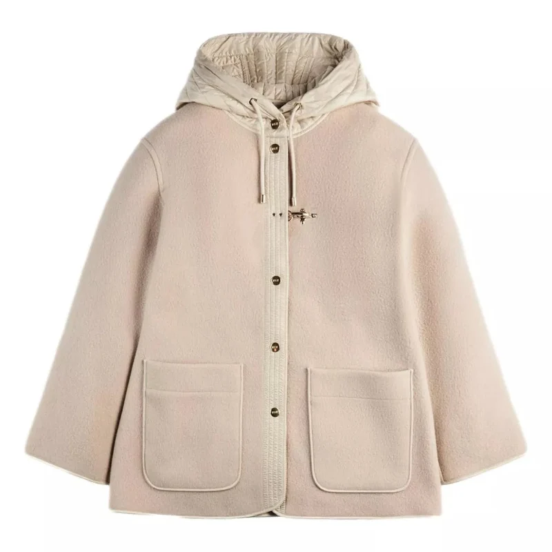 Fay Cashmere Jas Champagnekleur - Match Laren