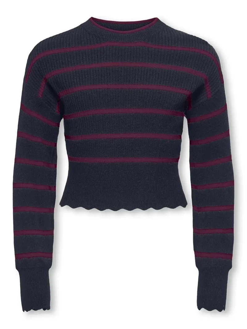 Only Girls Pullover, IBI, Night Sky Mauve Wine