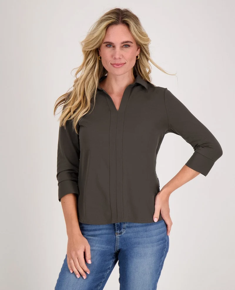 Top Collar Travel | Dark Taupe