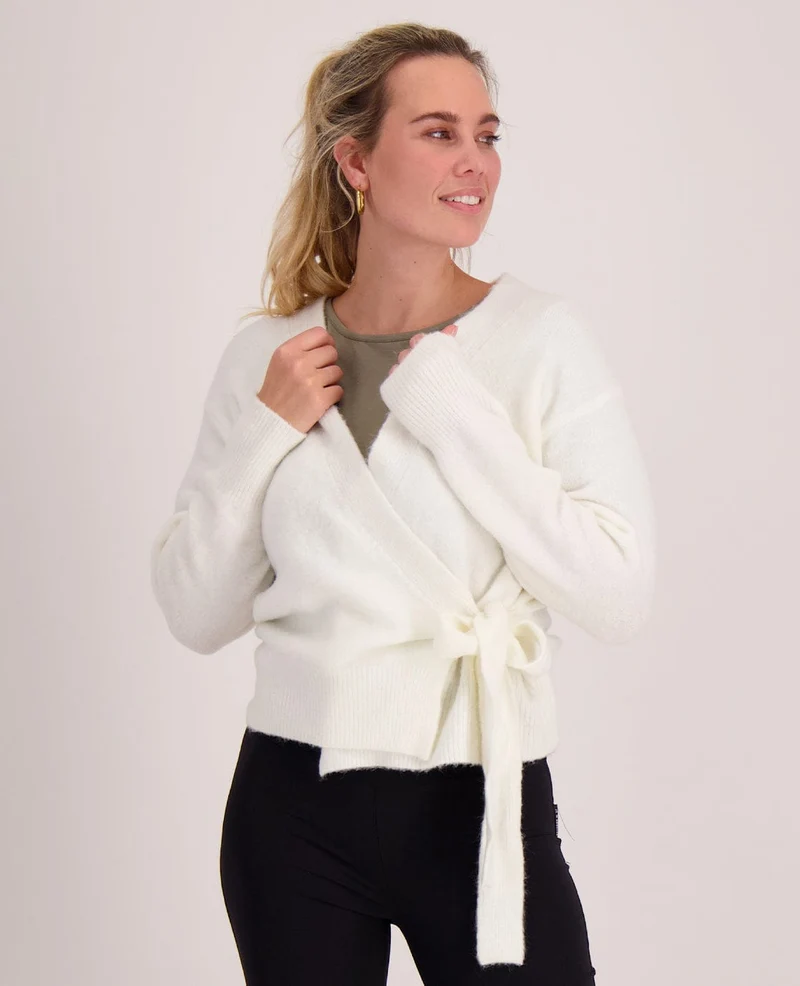 Cardigan Wrapped | Ecru