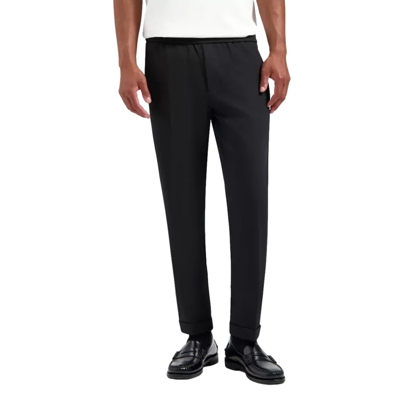 Olaf Broek Slim Elasticated Zwart - Match Laren