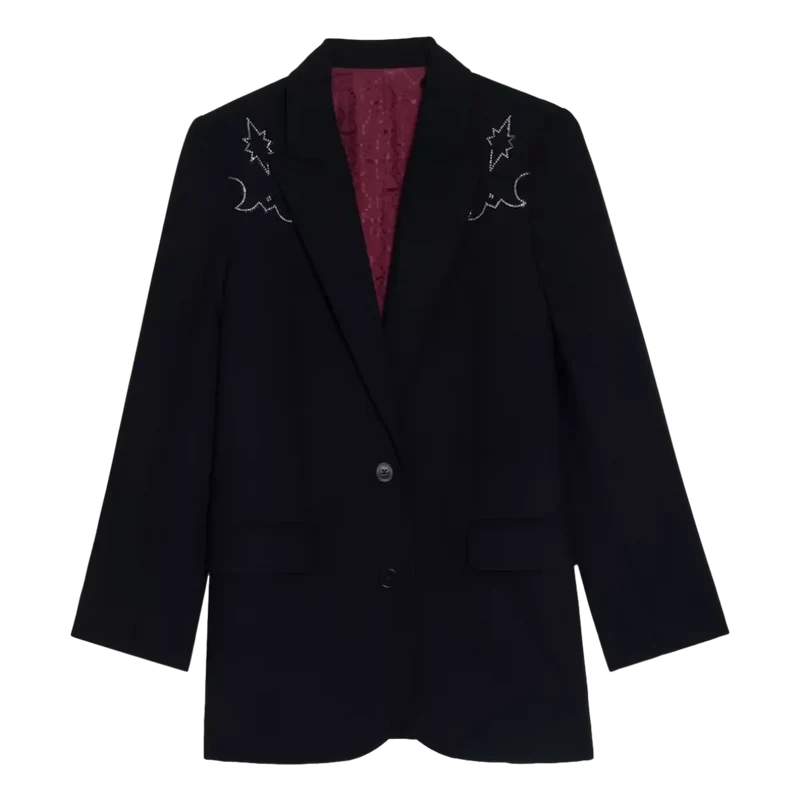 Zadig & Voltaire Viva Blazer Zwart - Match Laren
