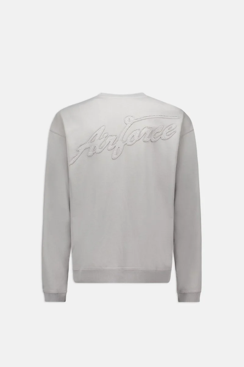 AIRFORCE SWEATER SWEATER WORDING GRIJS