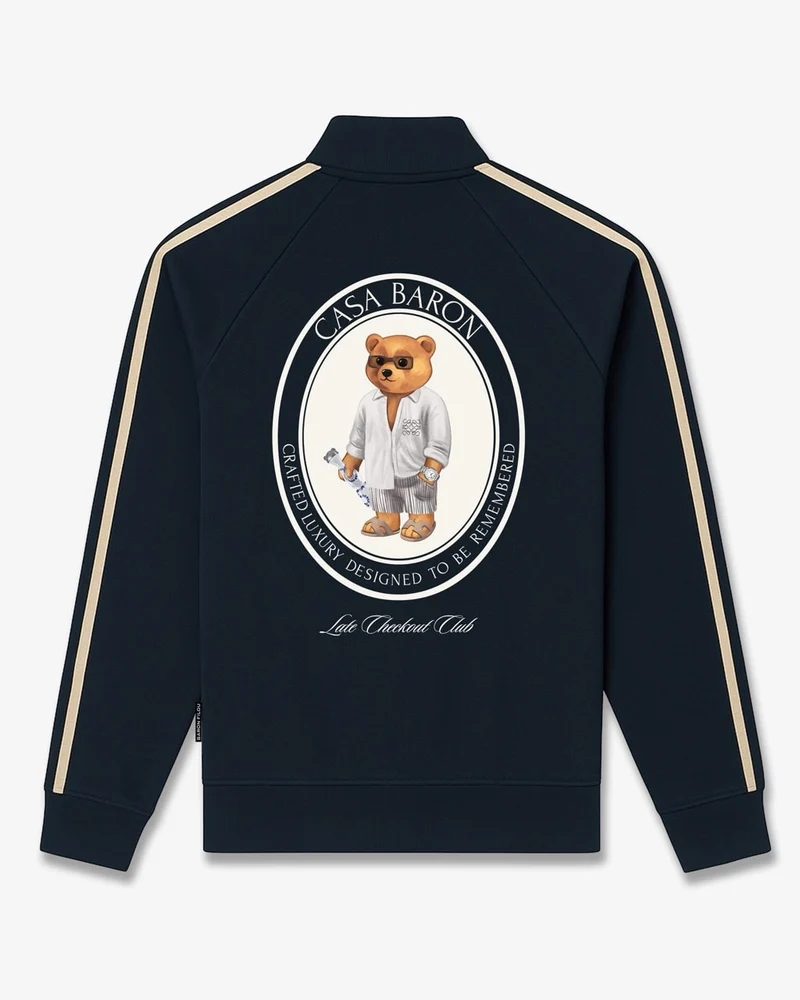 BARON FILOU JOGGING BROEK OVAL BACKPRINT TRACKSUIT PANTS CLXVIII BLAUW