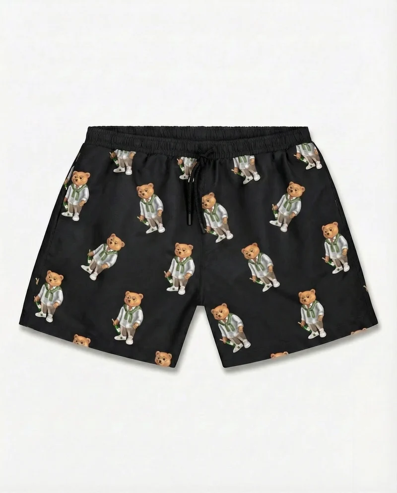 BARON FILOU ZWEMBROEK ALLOVER FILOU SWIM ZWART