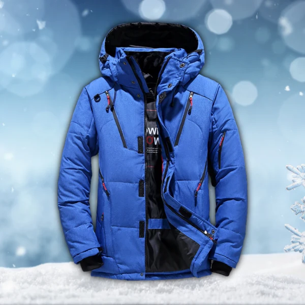 Winterjas Heren Parka Windbestendig met Verstelbare Capuchon