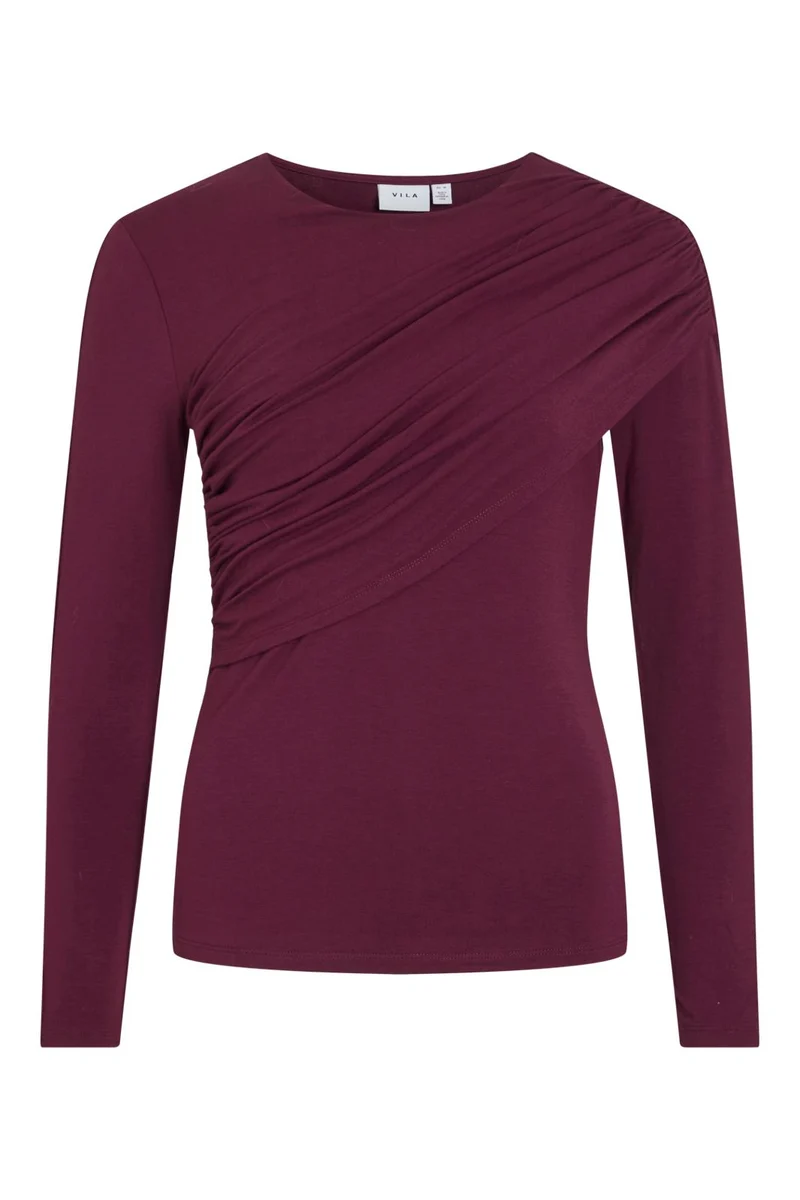 Vila - Visempa Crew Neck L/S Top - 4831713 Fig