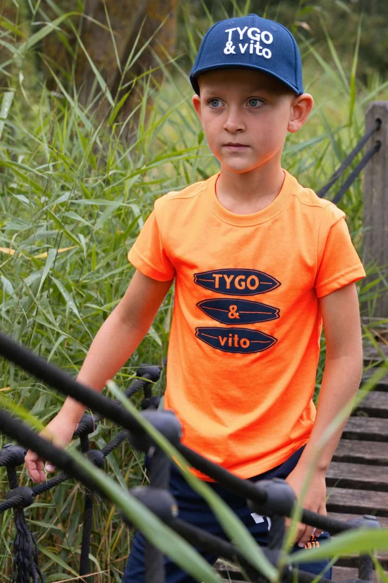 Tygo & vito T-shirt JAMES, Orange Clownfish
