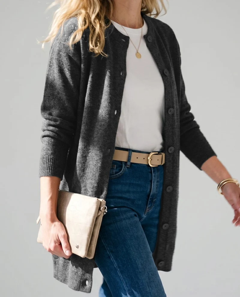 Veste Mara Longue | Grijs